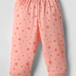 Tango Interlock Knit Full Length Lounge Pant With Star Print - Pink image 2