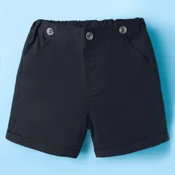 ToffyHouse Cotton Knit Half Sleeves Printed Party Shirt & Shorts Set With Bow & Suspender - Black & White image 4