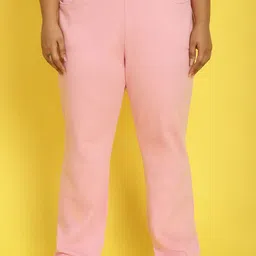 theRebelinme Women Relaxed Straight Fit High-Rise Easy Wash Trousers-image-45