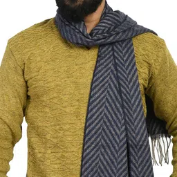 Manra Men Striped Acrylic Mufflers image 2