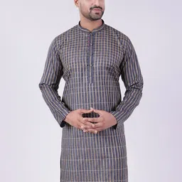 AURIK Men Regular Kurta with Pyjamas image 3