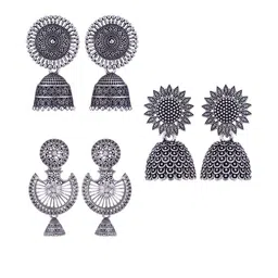 DIVASTRI Silver-Plated Alloy Earrings-picture-15