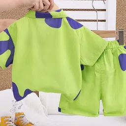 LULU & SKY Boys Printed Shirt with Shorts image 2