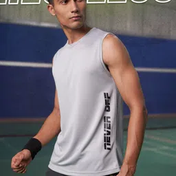 Fit Monkey Men Typography Printed Dri-FIT T-shirt image 3