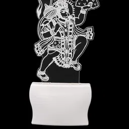 SOMIL Green & Blue Textured Glass Abstract Shaped Wall Lamp image 2