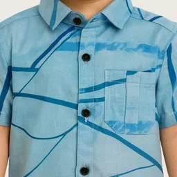 YK Boys Classic Printed Casual Shirt image 3
