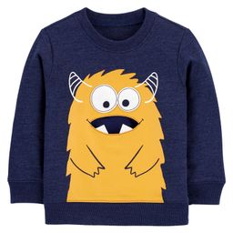 Carter's Monster French Terry Pullover - Navy Blue-picture-13