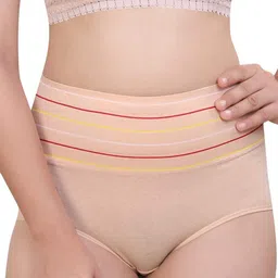 SHREE GANESH FASHION Pack Of 3 High-Rise Hipster Briefs 2076 CR-MR-PK 003 M image 4