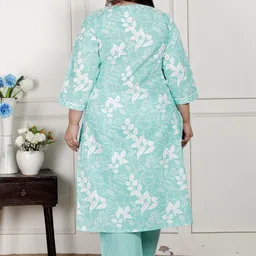 Swasti Women Printed Pure Cotton Kurta Sets With Dupatta image 3