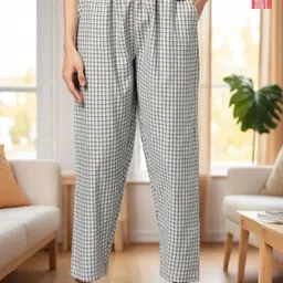 Kryptic Pack Of 2 Pure Cotton Mid-Rise Lounge Pants-picture-19