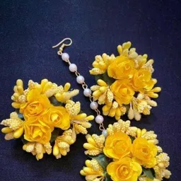 Ringzinnie Beaded Flower Jewellery Set image 1