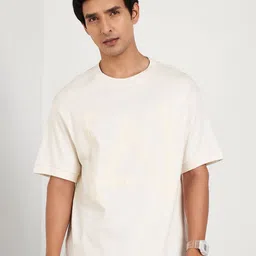 Street 808 by Pantaloons Men Abstract Printed Round Neck Cotton Relaxed Fit T-shirt-picture-40