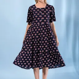 CORSICA Women Viscose Rayon Fit and Flare Dresses-picture-18