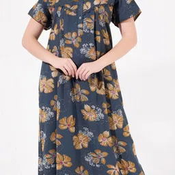 TRUNDZ Floral Printed Maxi Nightdress image 2