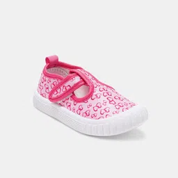 Pantaloons Baby Girls Printed Velcro Slip-On Sneakers-image-35