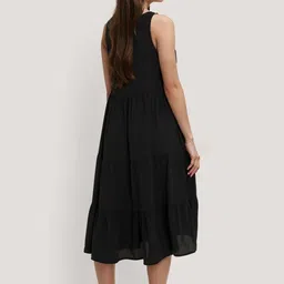 DressBerry Crepe Fit & Flare Midi Dress image 3