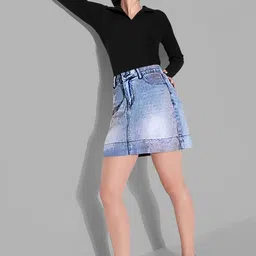 Maheshvi Women Shirt Collar Long Sleeve Fitted Top-image-28