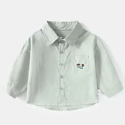 LULU & SKY Boys Spread Collar Regular Fit Cotton Casual Shirt-picture-30