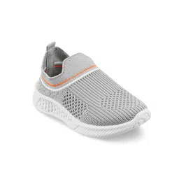 SHOESFORJUNIORS Kids Self Design Round Toe Mesh Slip-On Sneakers-picture-30