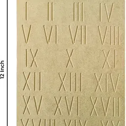 rewashree craft world Wooden Tracing Board for Kids (Roman Number & Pattern) (Set of 2) image 3