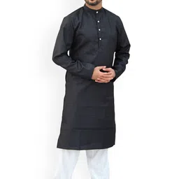 Om Shubh Mangalam Band Collar Straight Kurta With Trousers image 2