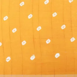 MOHEY Bandhani Printed Zari Saree With Blouse Piece image 2