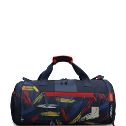 Sfane Blue Medium Printed Sports Duffel Bag With Shoulder Straps-picture-50