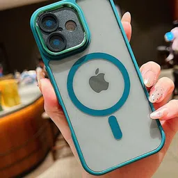 Luxury Kase Magnetic Clear Shockproof iPhone 16 Plus Back Case image 4