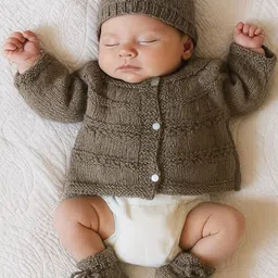 LeafBird Infants 3-Pcs Pure Wool Baby Apparel Gift Set-picture-17