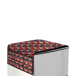 The Furnishing Tree Red Plastic Refrigerator Cover image 3