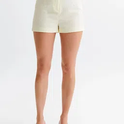 Bee Boe Women High-Rise Linen Shorts-picture-29