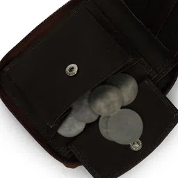 CIMONI Men Leather Zip Around Wallet image 4