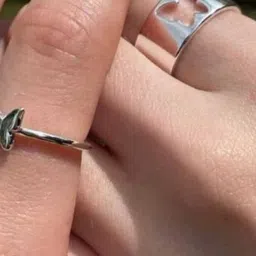 Teeragaj Set Of 2 Butterfly Adjustable Couple Finger Rings-image-67