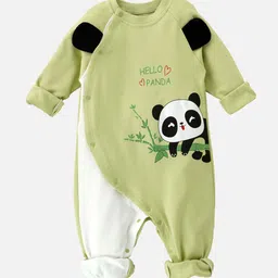 Little Surprise Box LLP Infants Panda Full Sleeves Jumpsuit Style Rompers image 4