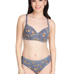 Liigne Pack Of 3 Everyday Non Padded Bra Pure Cotton Lingerie Set image 3