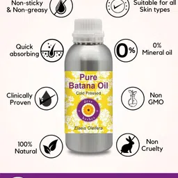 Deve Herbes Pure Batana Cold Pressed Oil - 1250 ml image 4