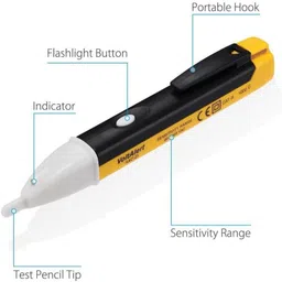 balrama Voltage Tester Detector Voltage Tester Electrical Line Testing Screwdriver Volta Digital Multimeter image 3