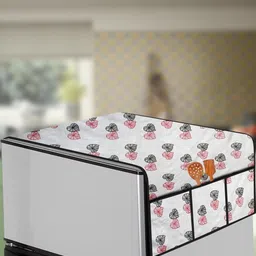 The Furnishing Tree Grey Plastic Refrigerator Cover-picture-39