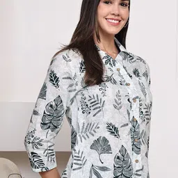 Feel Clath Tropical Print Tropical Cotton Top image 2