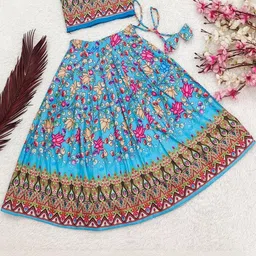 Shoryam Fashion Girls Viscose Rayon Ready to Wear Lehenga Choli-picture-19