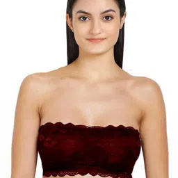 Samvar Maroon Cotton Non-Wired Non Padded Minimizer Bra-image-72