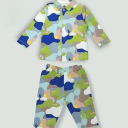 The Boo Boo Club Unisex Kids Printed Night suit-picture-38