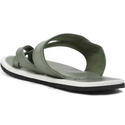 Cozy Wear Men Green Flip Flops image 2