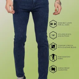 lzard Men Slim Mid Rise Multicolor Jeans-picture-18
