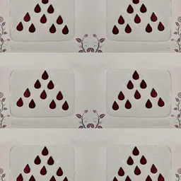 thanu's craft Large Size Tear Drop Tilak Bindis Maroon Velvet Kumkum Bindi For Women Forehead Maroon Bindis image 3