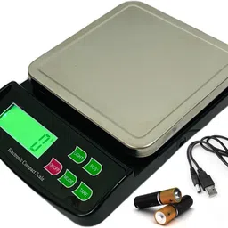 NIBBIN 10Kg High Precision Digital Scale/Kata With Stainless Steel-Top For Home Baking Weighing Scale-image-64