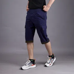 vrajgloble Solid, Embellished Men Three Fourths image 2