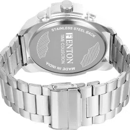 fenton -White::Black Analog Watch - For Men FNW-Aura - white_FNT-14 image 5