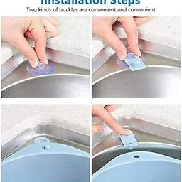 amulakh Kitchen Sink Plastic Push Down Strainer image 2