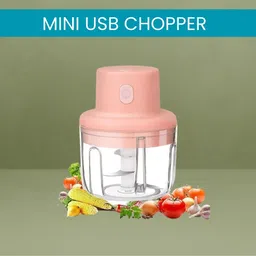 sacro Mini Rechargeable Chopper, Electric Chopper for Onion, Garlic and VegetableA421 Electric Vegetable & Fruit Chopper-picture-12